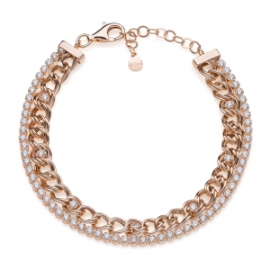 Bracciale in Argento con zirconi