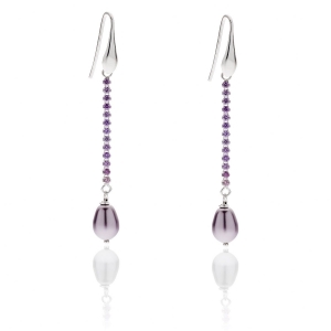 Orecchini in Argento con zirconi e cristalli