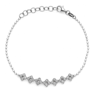 Bracciale in Argento con zirconi