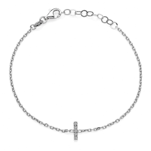 Bracciale in Argento con zirconi
