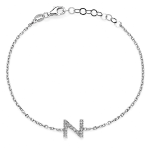 Bracciale in Argento con zirconi