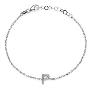 Silver bracelet  with Cubic Zirconia