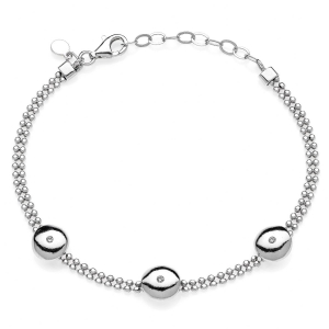 Bracciale in Argento con zirconi
