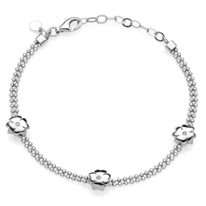 Bracciale in Argento con zirconi