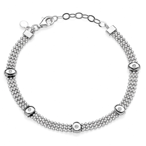 Bracciale in Argento con zirconi