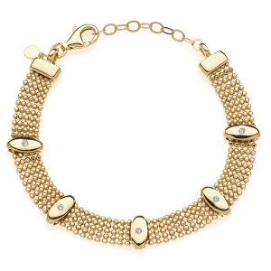 Bracciale in Argento con zirconi