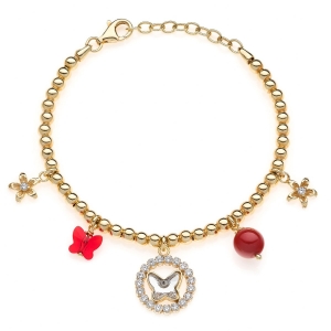 Bracciale in Argento con cristalli e zirconi