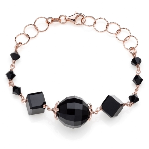 Bracciale in Argento con cristalli
