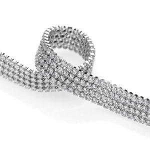 Bracciale in Argento con zirconi