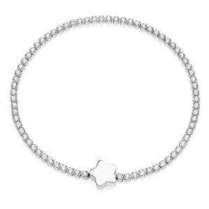 Bracciale in Argento con zirconi
