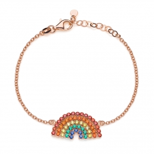 Bracciale in Argento con zirconi