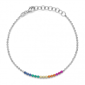 Bracciale in Argento con zirconi