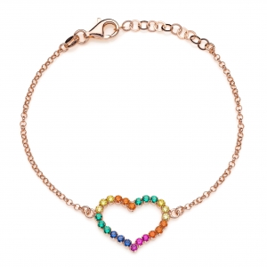 Bracciale in Argento con zirconi