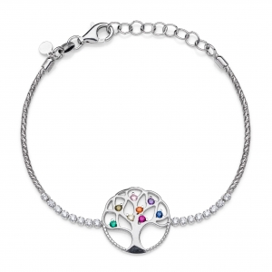 Bracciale in Argento con zirconi
