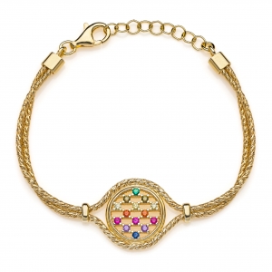 Bracciale in Argento con zirconi