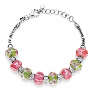 Bracciale in Argento con zirconi