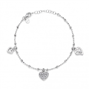Bracciale in Argento con zirconi