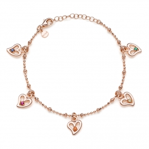 Bracciale in Argento con zirconi