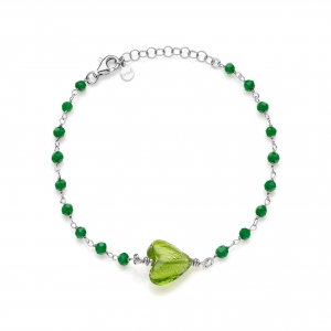 Bracciale in Argento con cristalli