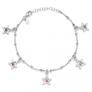 Bracciale in Argento con zirconi