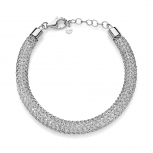 Bracciale in Argento con cristalli