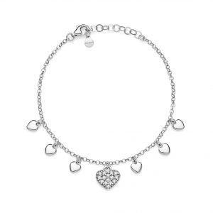 Bracciale in Argento con zirconi