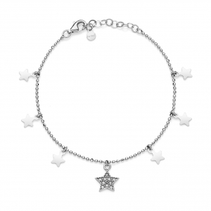 Bracciale in Argento con zirconi