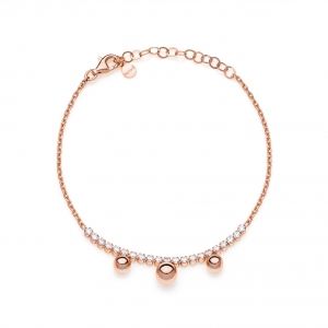 Bracciale in Argento con zirconi