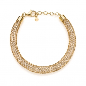 Bracciale in Argento con cristalli