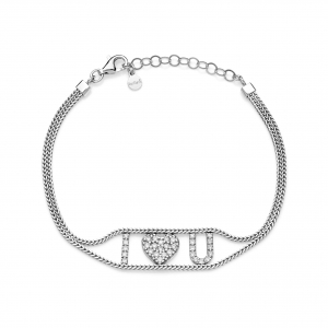 Bracciale in Argento con zirconi