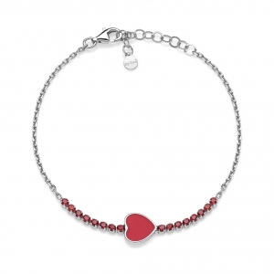 Bracciale in Argento con zirconi