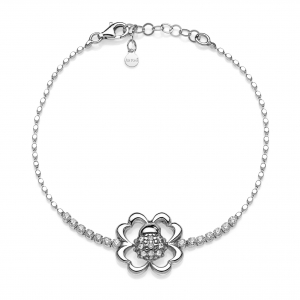Bracciale in Argento con zirconi