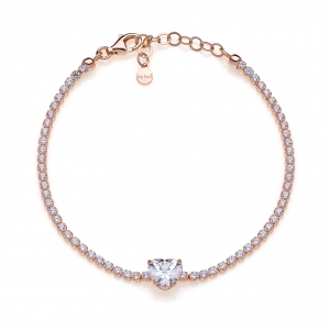 Bracciale in Argento con zirconi