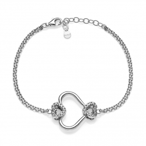 Bracciale in Argento con zirconi