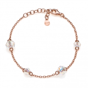 Bracciale in Argento con cristalli