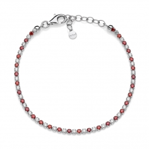Bracciale in Argento con zirconi