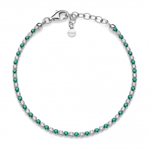 Bracciale in Argento con zirconi