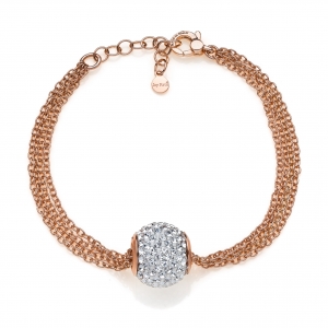Bracciale in Argento con cristalli