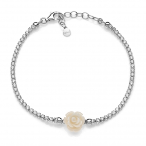 Bracciale in Argento con zirconi