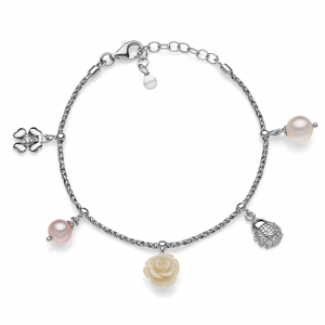 Bracciale in Argento con zirconi