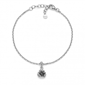 Bracciale in Argento con rosellina