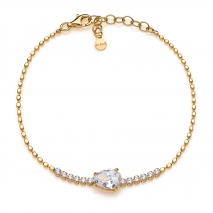 Bracciale in Argento con zirconi