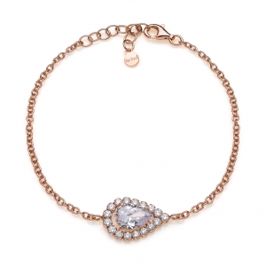 Bracciale in Argento con zirconi