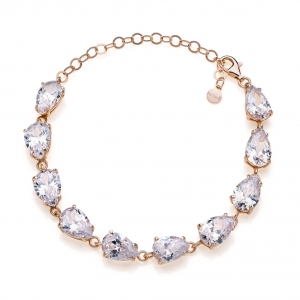 Bracciale in Argento con zirconi