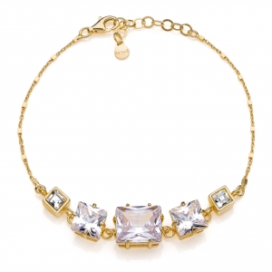 Bracciale in Argento con zirconi