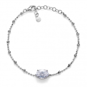 Bracciale in Argento con zirconi