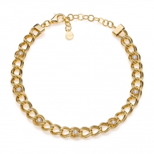 Bracciale in Argento con zirconi