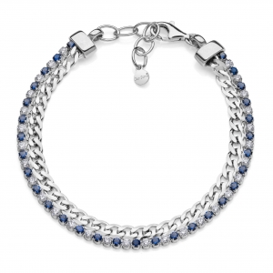Bracciale in Argento con zirconi