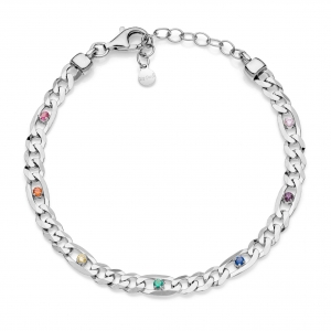 Bracciale in Argento con zirconi