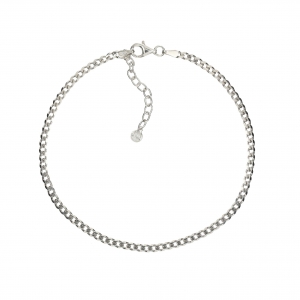 Silver anklet